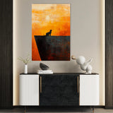 Animals 151 Canvas Art 18" x 24" / 45 x 60 cm / Black