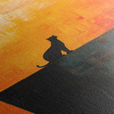 Animals 151 Canvas Art 18" x 24" / 45 x 60 cm / Black