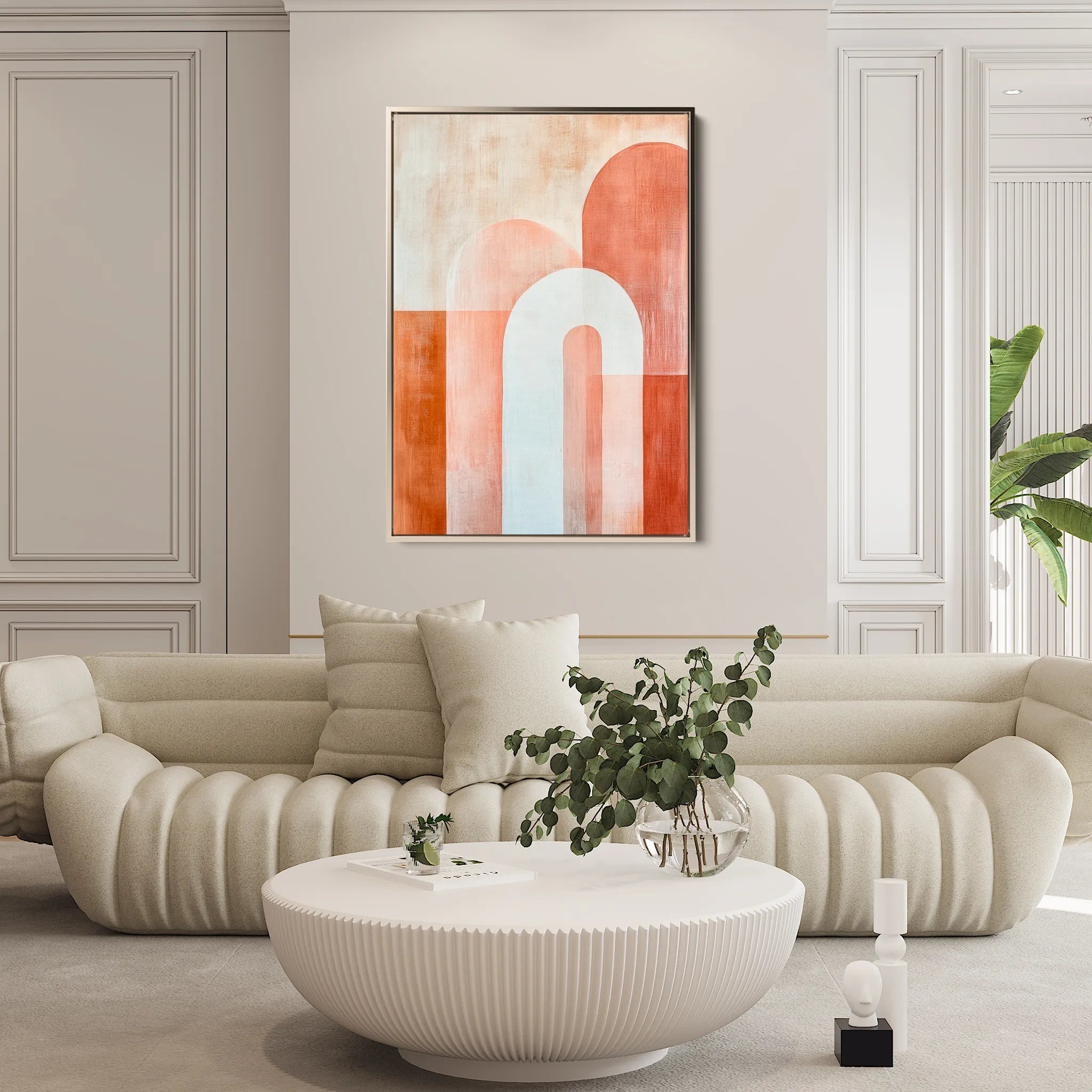 Boho 151 Canvas Art 18" x 24" / 45 x 60 cm / Black