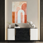 Boho 151 Canvas Art 18" x 24" / 45 x 60 cm / Black