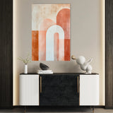 Boho 151 Canvas Art 18" x 24" / 45 x 60 cm / Black