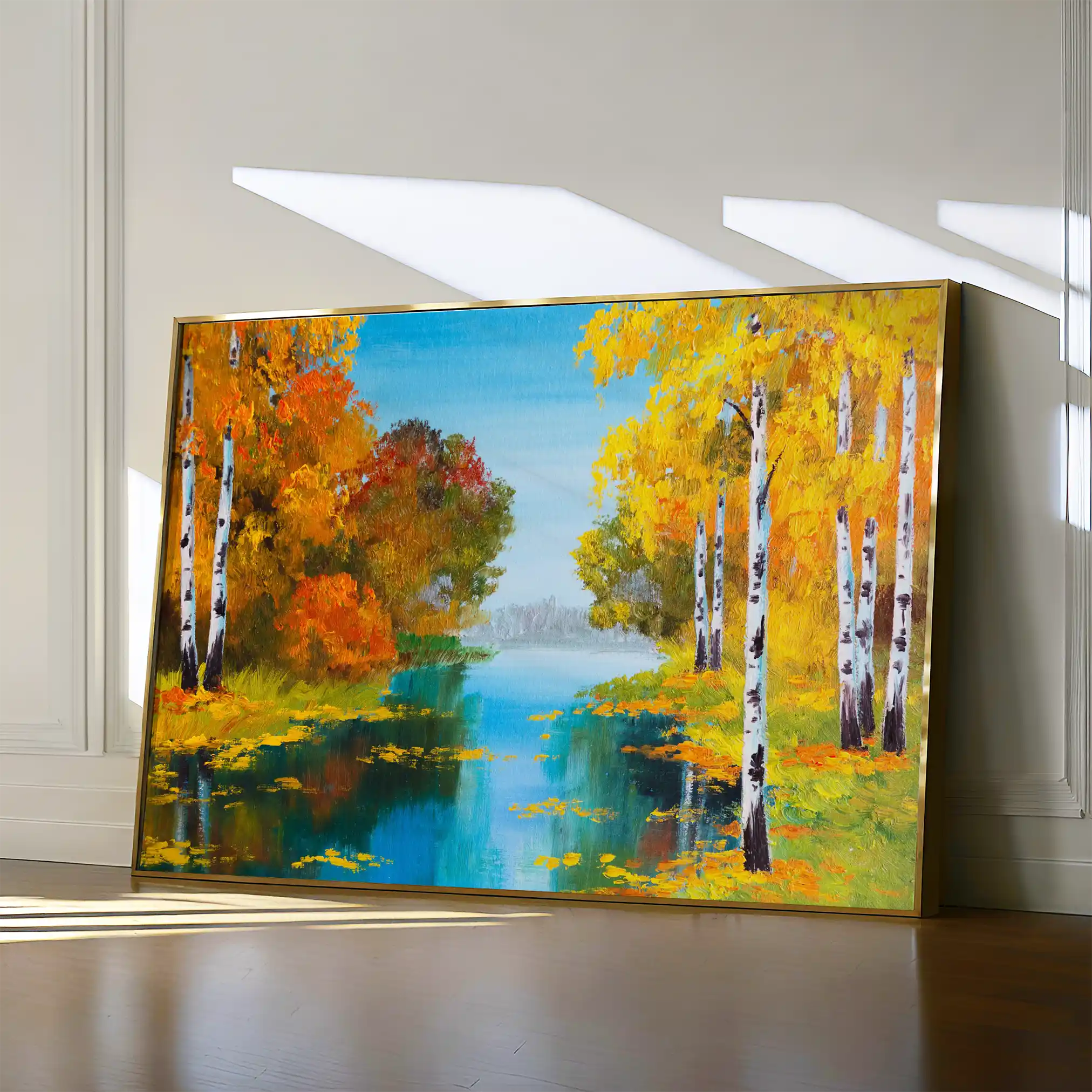 Landscape 151 Canvas Art 60 x 40 cm / Black