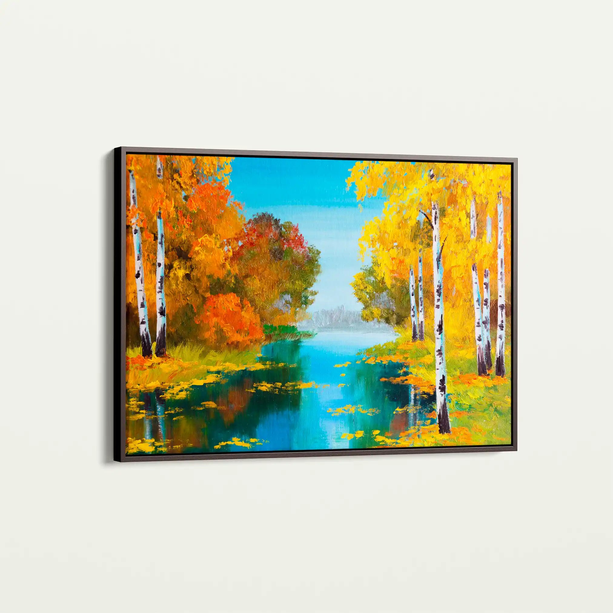 Landscape 151 Canvas Art 60 x 40 cm / Black