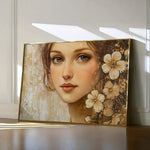 Portrait 151 Canvas Art 18" x 24" / 45 x 60 cm / Black