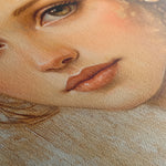 Portrait 151 Canvas Art 18" x 24" / 45 x 60 cm / Black