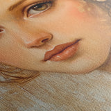 Portrait 151 Canvas Art 18" x 24" / 45 x 60 cm / Black