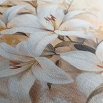 Floral 1510 Canvas Art 60 x 40 cm / Black