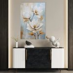 Floral 1511 Canvas Art 60 x 40 cm / Black