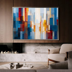Abstract 1513 Canvas Art 18" x 24" / 45 x 60 cm / Black