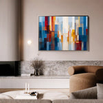Abstract 1513 Canvas Art 60 x 40 cm / Black