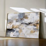 Abstract 1514 Canvas Art 18" x 24" / 45 x 60 cm / Black