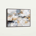 Abstract 1514 Canvas Art 60 x 40 cm / Black