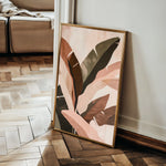 Floral 1514 Canvas Art 18" x 24" / 45 x 60 cm / Black