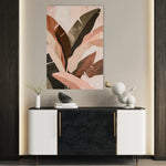 Floral 1514 Canvas Art 18" x 24" / 45 x 60 cm / Black