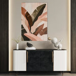 Floral 1514 Canvas Art 60 x 40 cm / Black