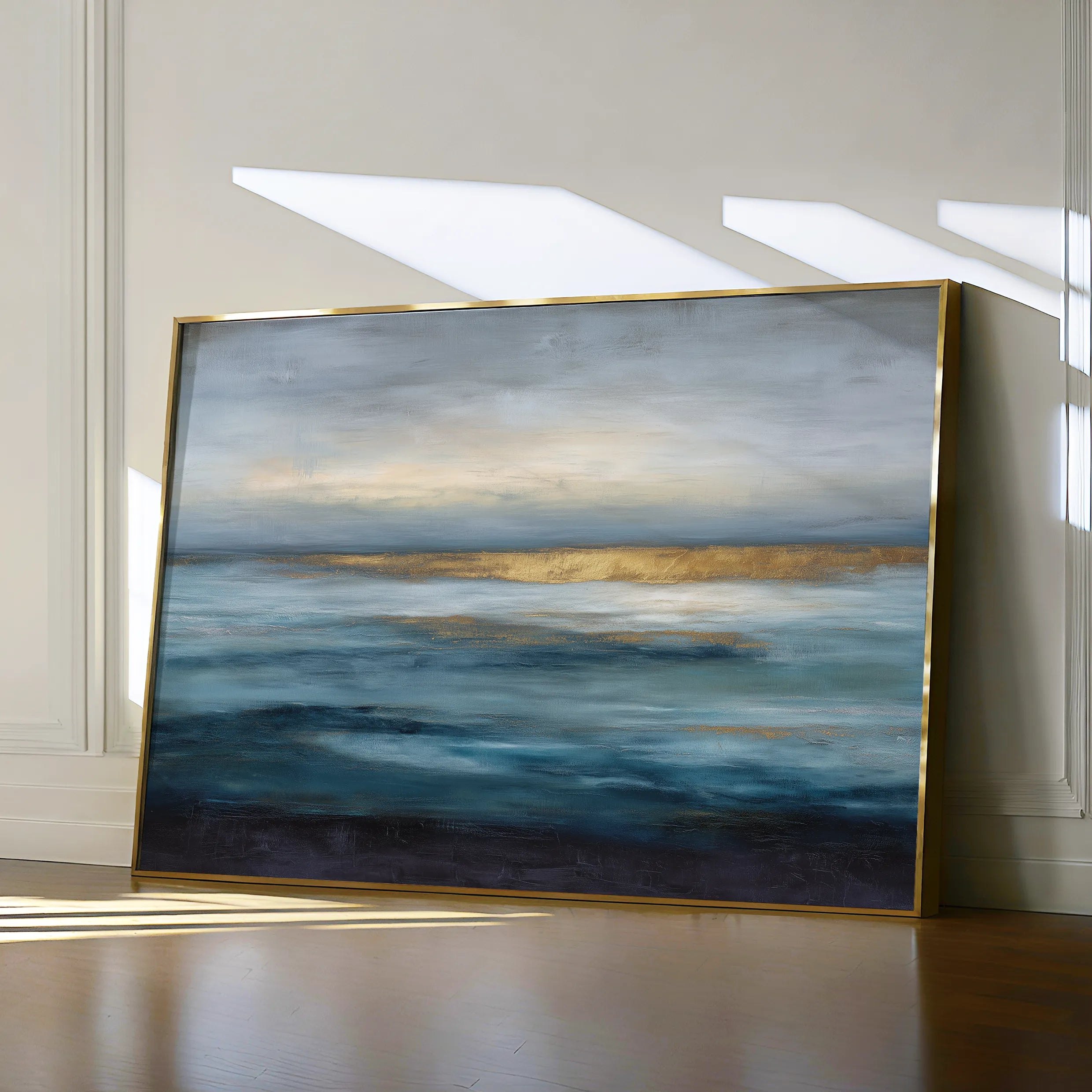 Abstract 1515 Canvas Art 18" x 24" / 45 x 60 cm / Black