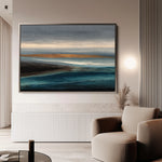 Abstract 1516 Canvas Art 18" x 24" / 45 x 60 cm / Black