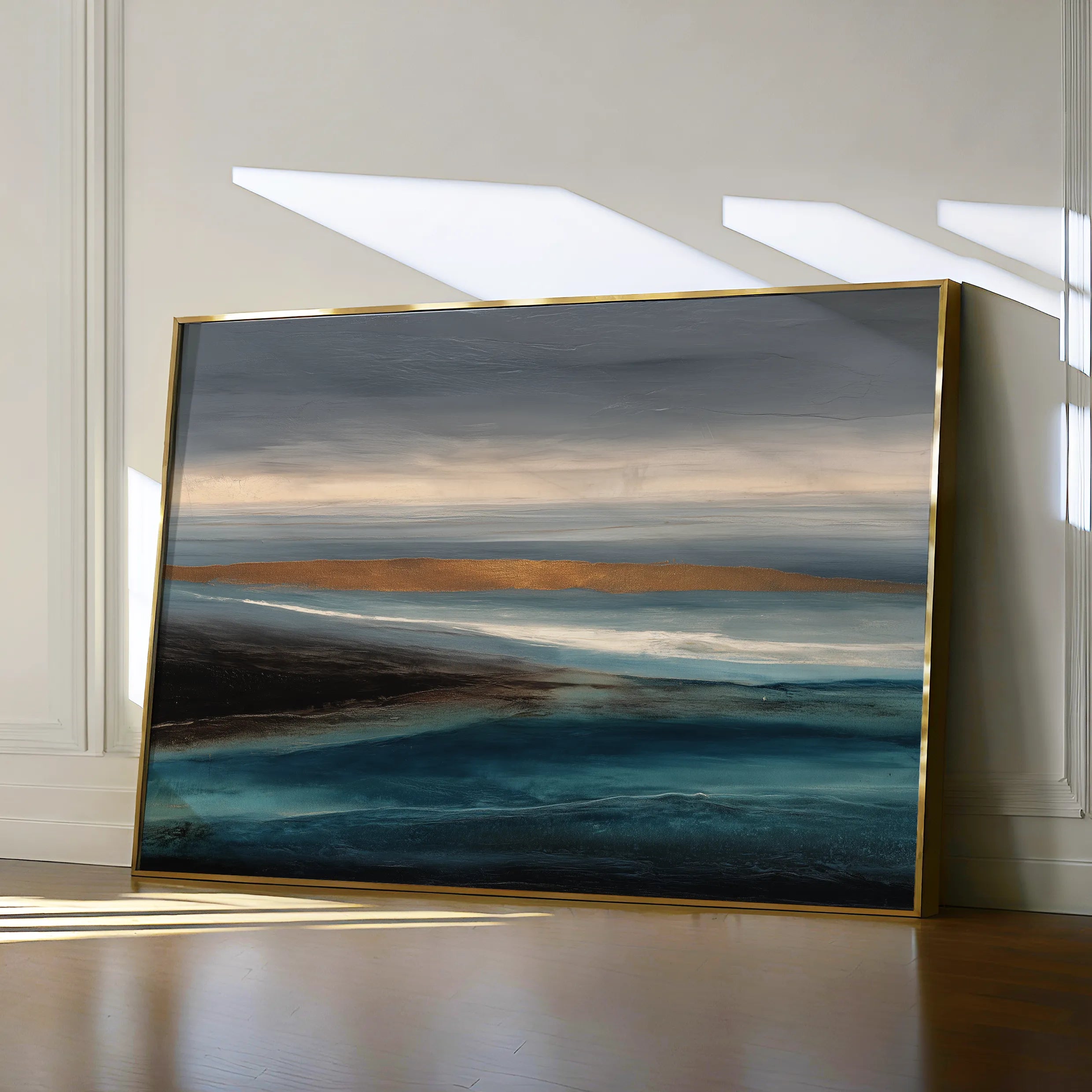 Abstract 1516 Canvas Art 18" x 24" / 45 x 60 cm / Black