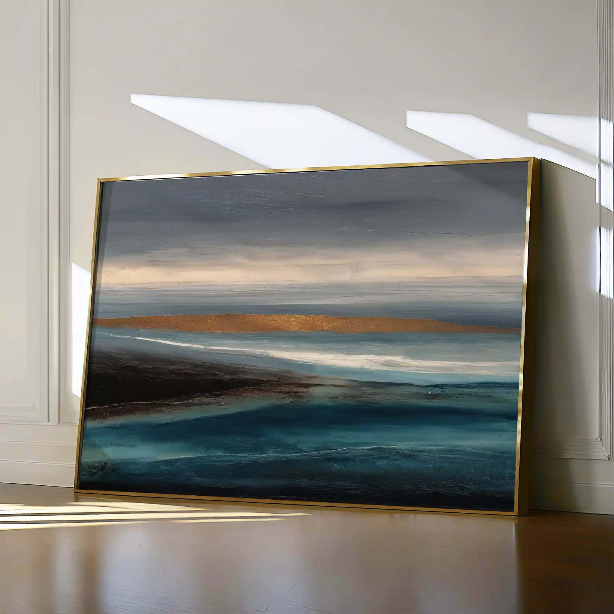 Abstract 1516 Canvas Art 60 x 40 cm / Black