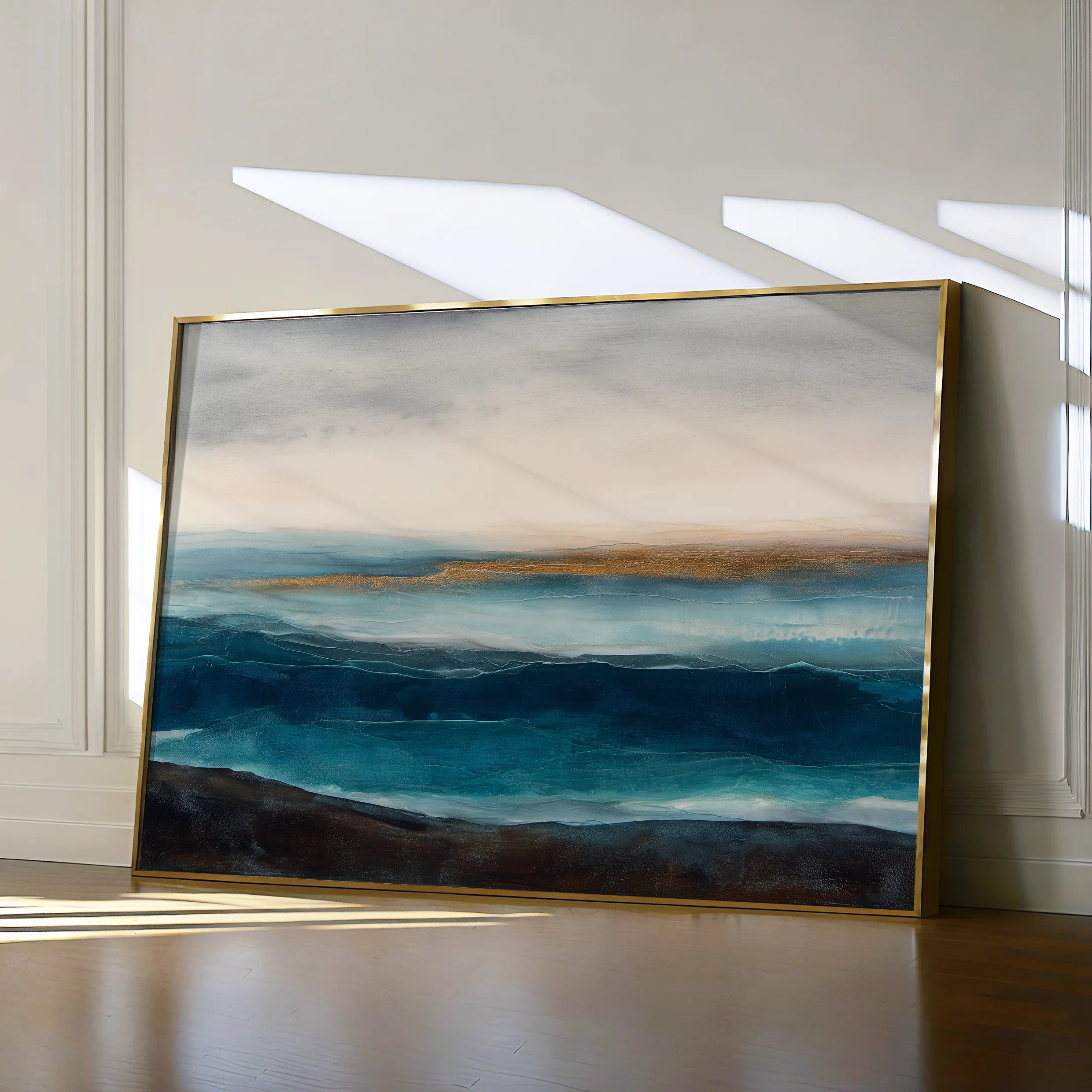 Abstract 1517 Canvas Art 18" x 24" / 45 x 60 cm / Black