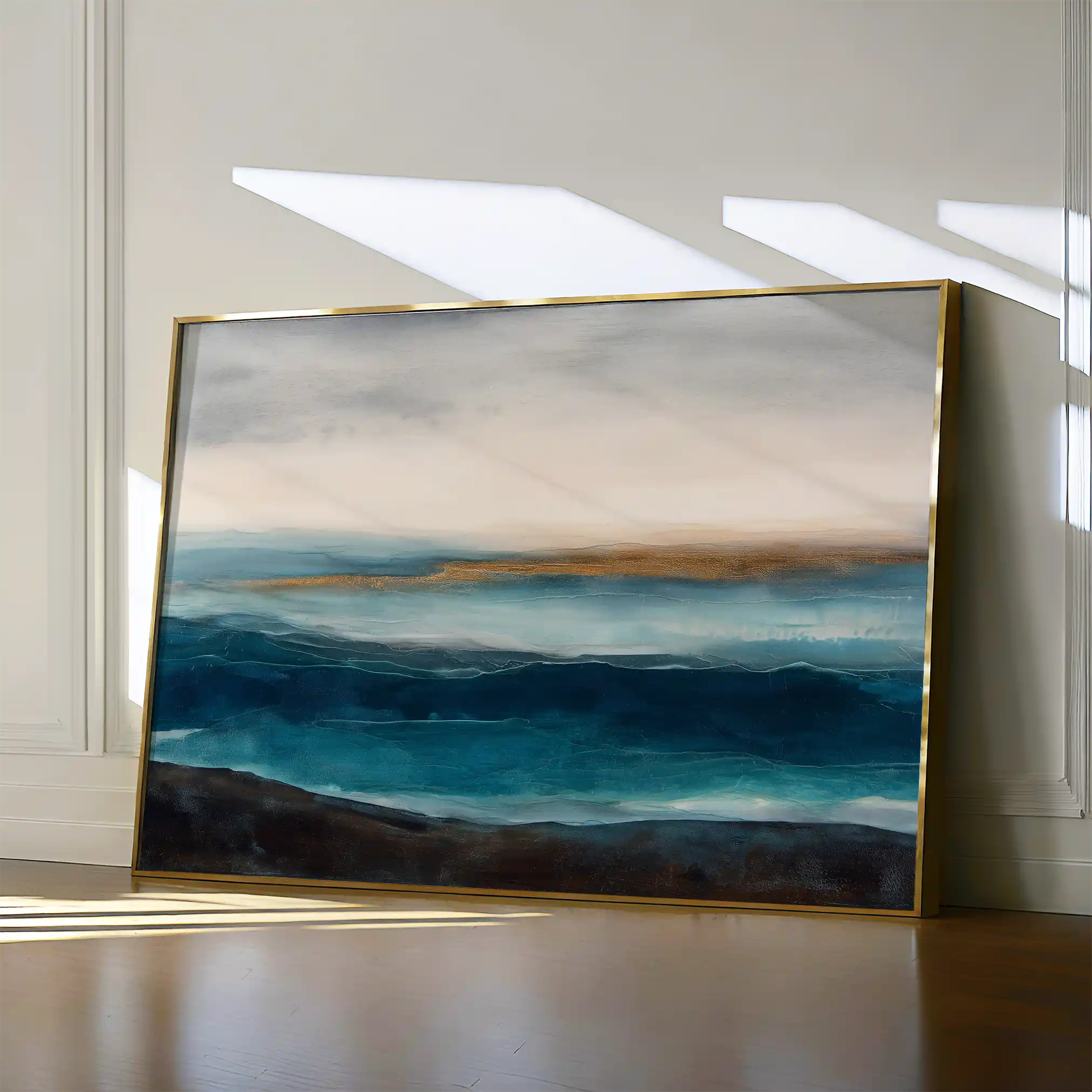 Abstract 1517 Canvas Art 60 x 40 cm / Black