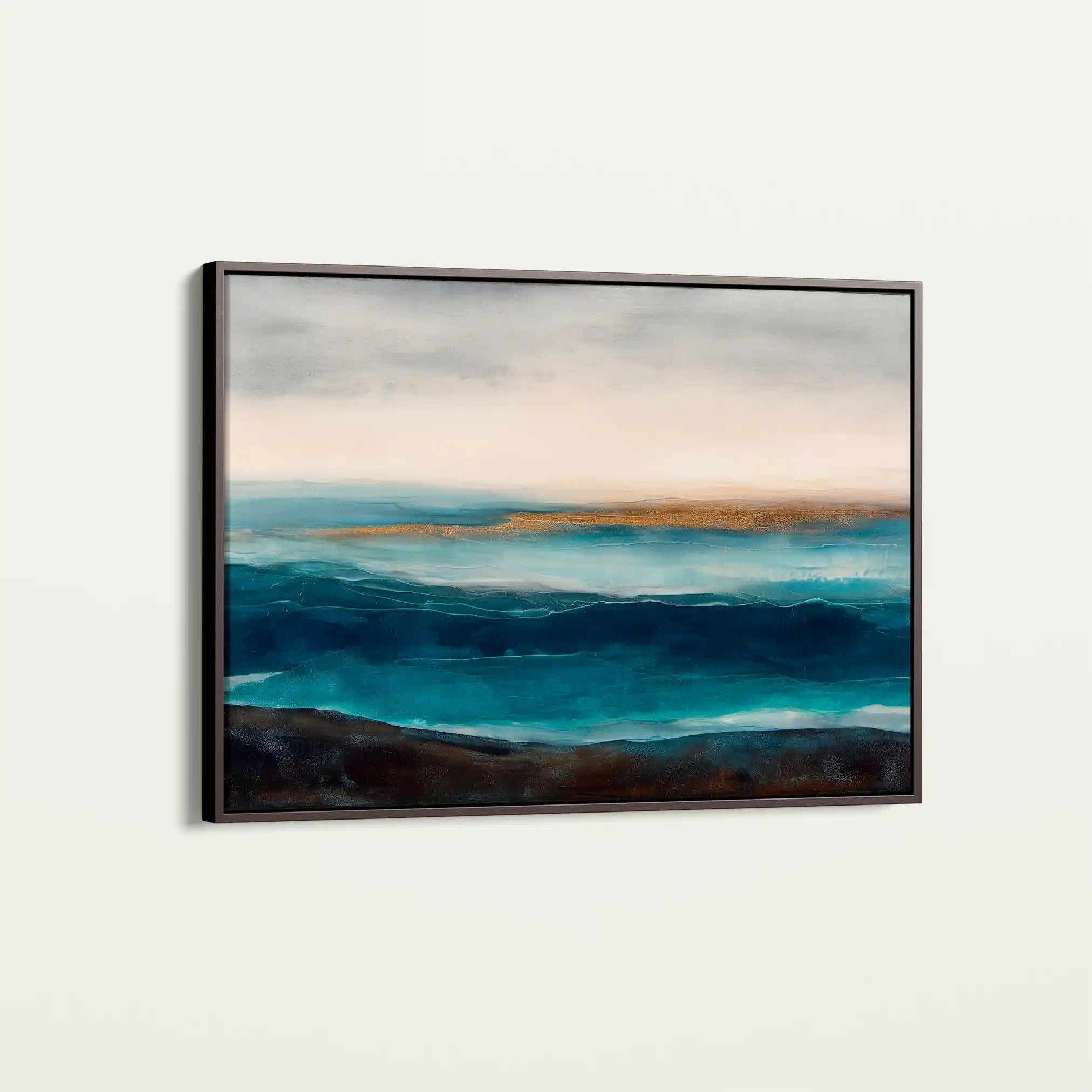 Abstract 1517 Canvas Art 60 x 40 cm / Black