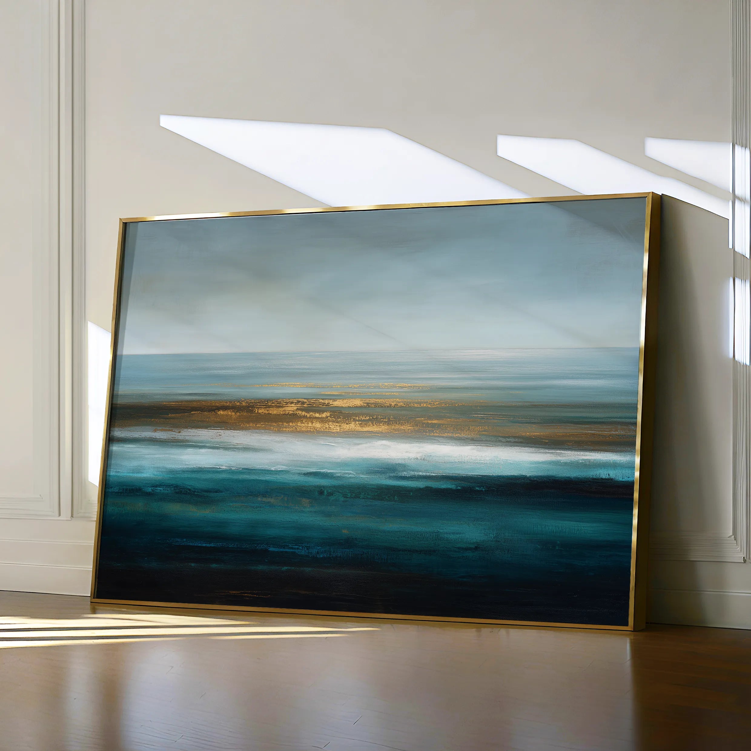 Abstract 1518 Canvas Art 18" x 24" / 45 x 60 cm / Black