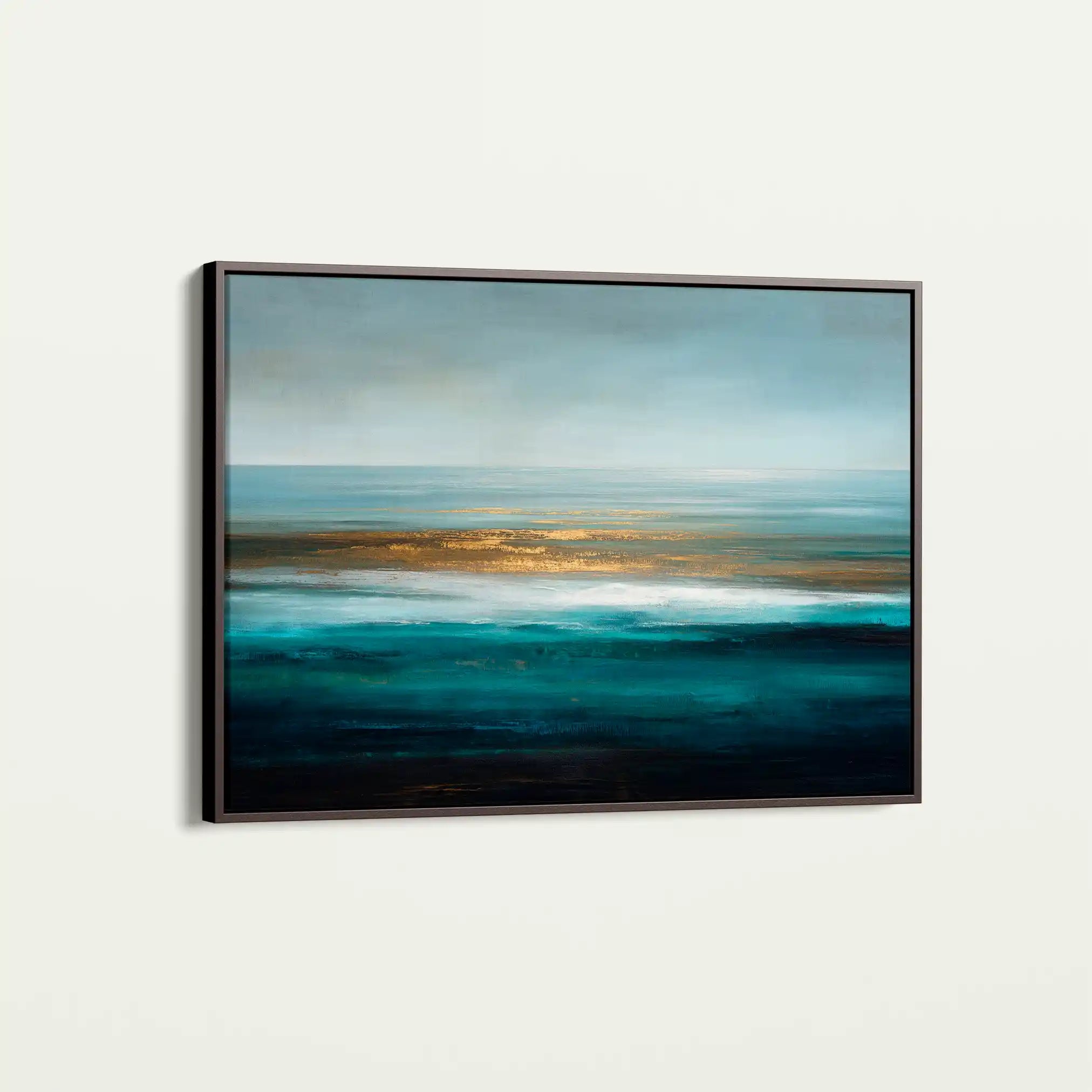 Abstract 1518 Canvas Art 60 x 40 cm / Black