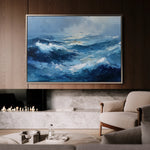 Abstract 1519 Canvas Art 18" x 24" / 45 x 60 cm / Black