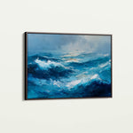 Abstract 1519 Canvas Art 18" x 24" / 45 x 60 cm / Black
