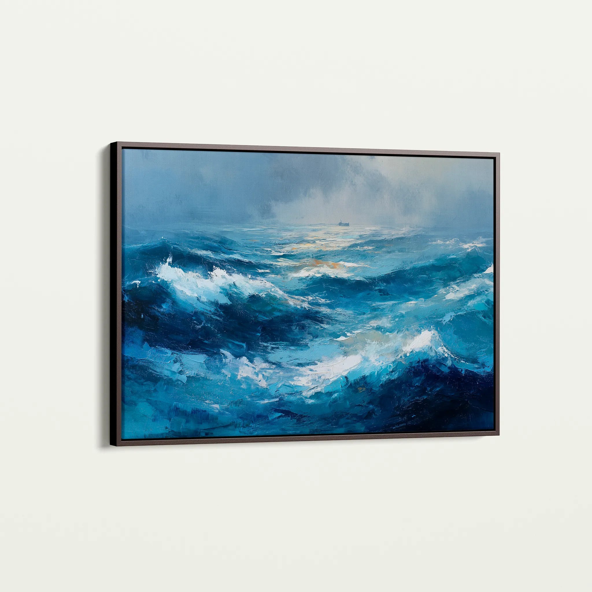 Abstract 1519 Canvas Art 18" x 24" / 45 x 60 cm / Black