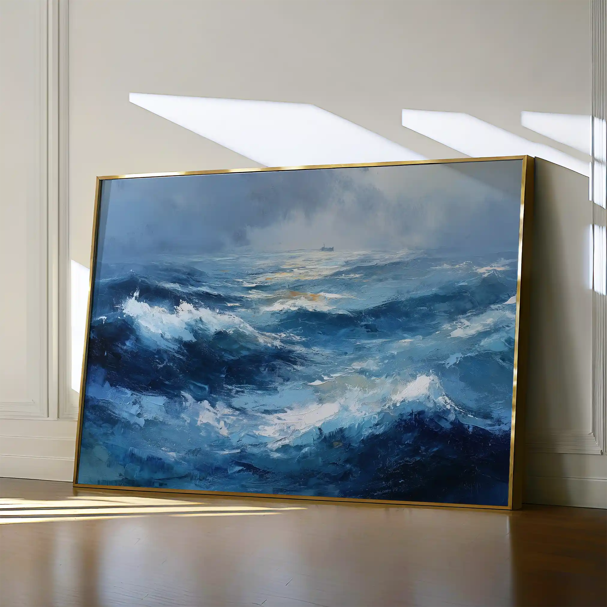 Abstract 1519 Canvas Art 60 x 40 cm / Black