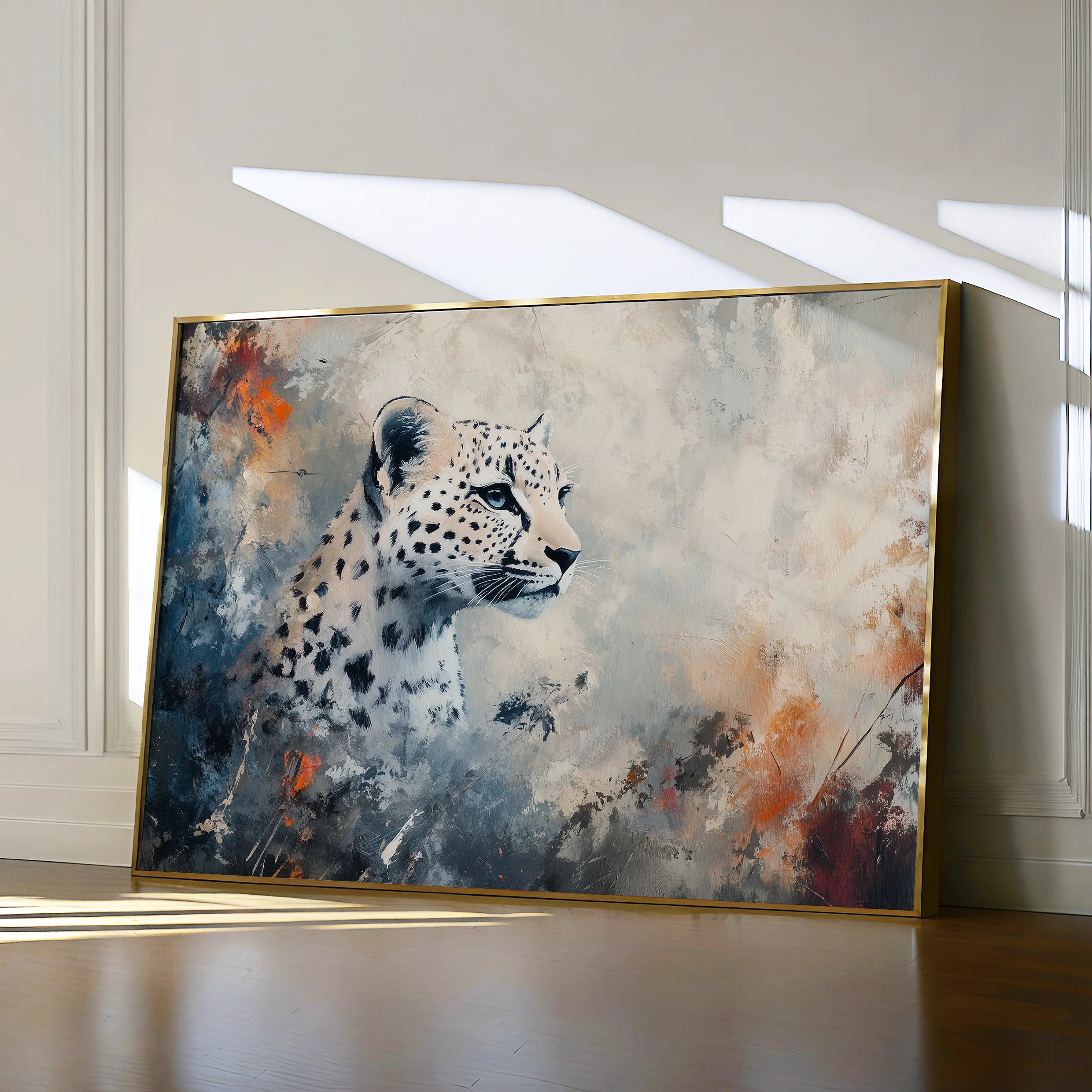 Animals 152 Canvas Art 18" x 24" / 45 x 60 cm / Black