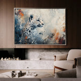 Animals 152 Canvas Art 18" x 24" / 45 x 60 cm / Black