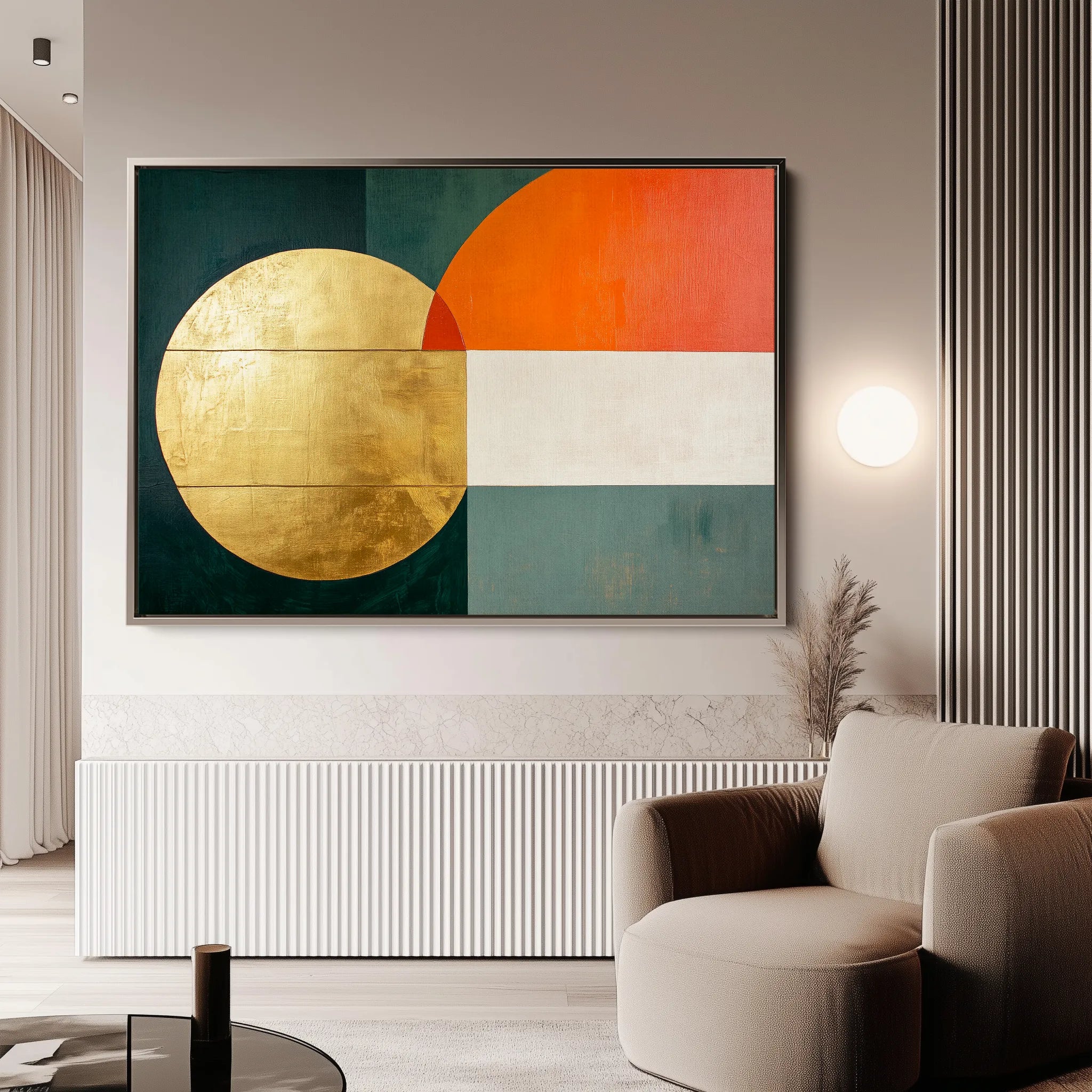 Boho 152 Canvas Art 18" x 24" / 45 x 60 cm / Black