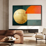 Boho 152 Canvas Art 18" x 24" / 45 x 60 cm / Black