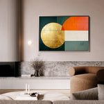 Boho 152 Canvas Art 18" x 24" / 45 x 60 cm / Black