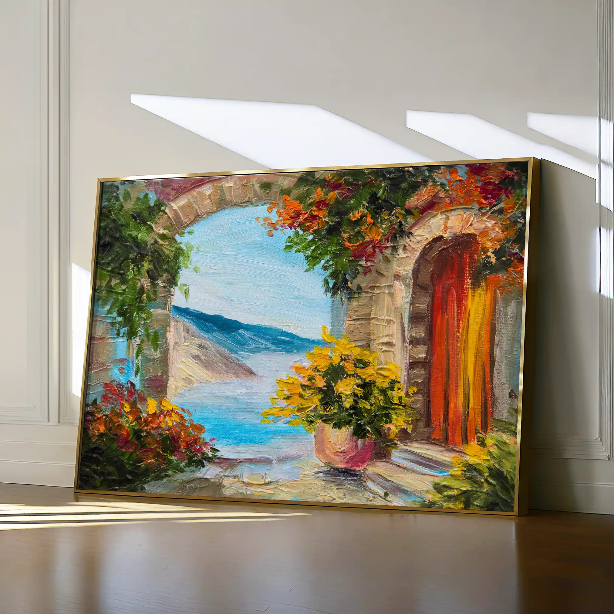 Landscape 152 Canvas Art 60 x 40 cm / Black