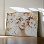 Portrait 152 Canvas Art 18" x 24" / 45 x 60 cm / Black