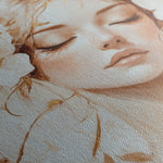 Portrait 152 Canvas Art 18" x 24" / 45 x 60 cm / Black