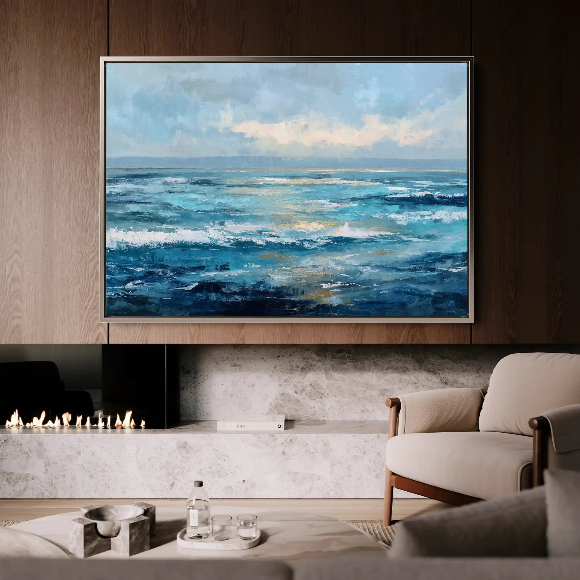 Abstract 1521 Canvas Art 60 x 40 cm / Black