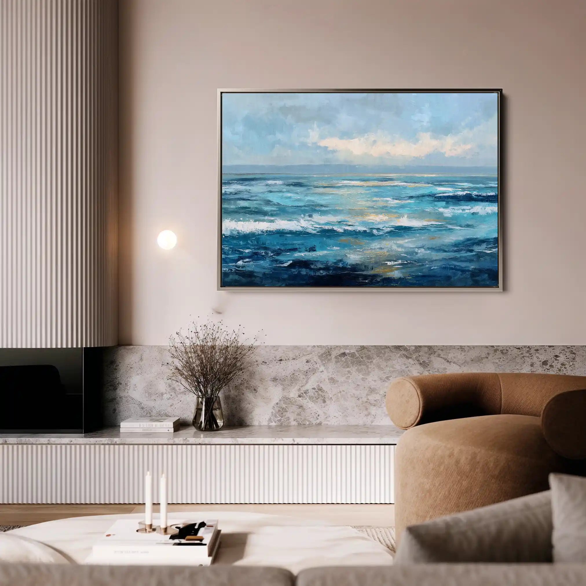 Abstract 1521 Canvas Art 60 x 40 cm / Black
