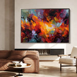 Abstract 1522 Canvas Art 18" x 24" / 45 x 60 cm / Black