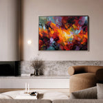 Abstract 1522 Canvas Art 18" x 24" / 45 x 60 cm / Black