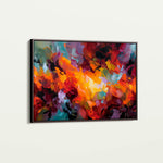 Abstract 1522 Canvas Art 18" x 24" / 45 x 60 cm / Black
