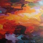 Abstract 1522 Canvas Art 18" x 24" / 45 x 60 cm / Black