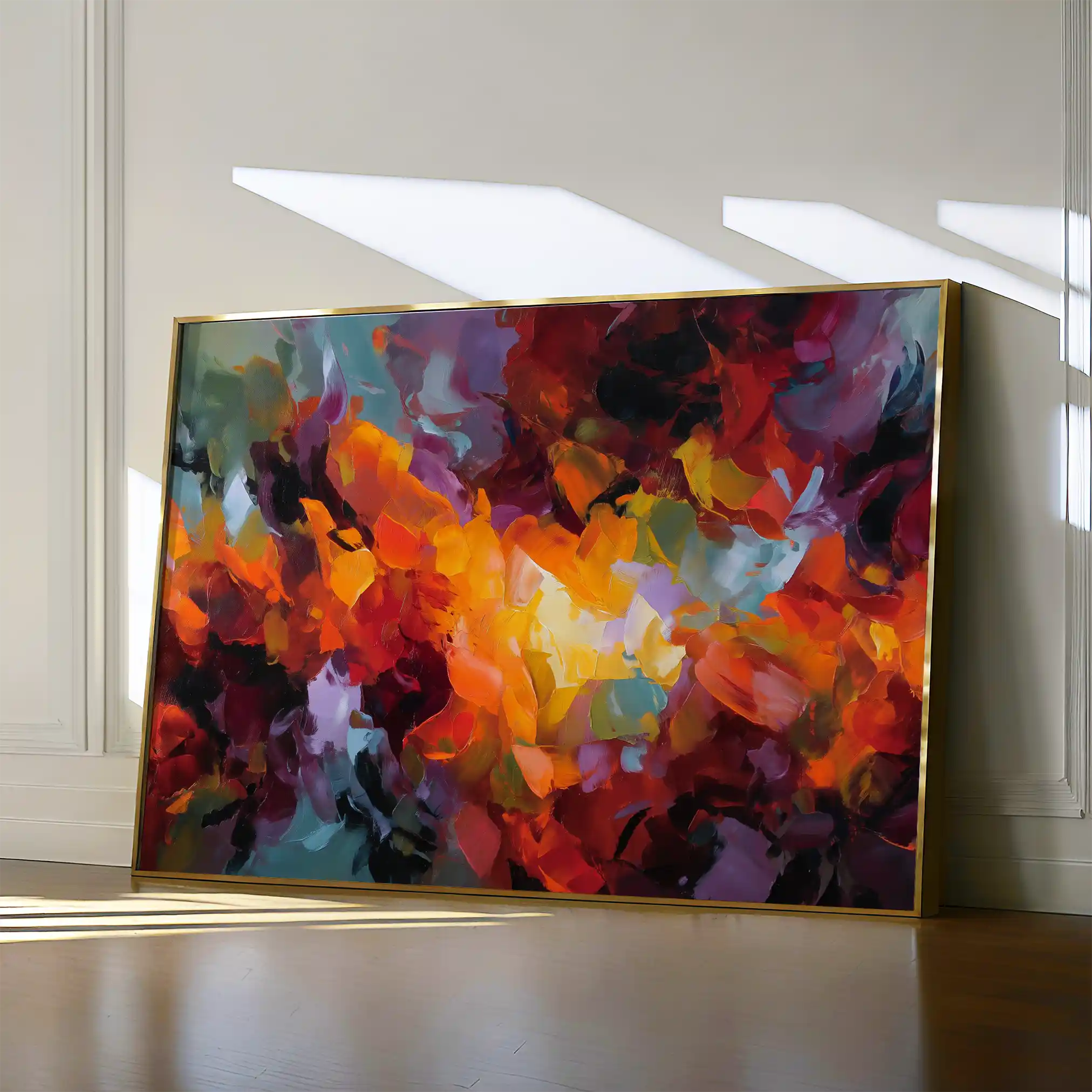 Abstract 1522 Canvas Art 60 x 40 cm / Black