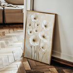 Floral 1523 Canvas Art 60 x 40 cm / Black