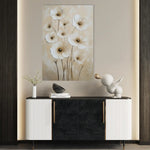 Floral 1523 Canvas Art 60 x 40 cm / Black