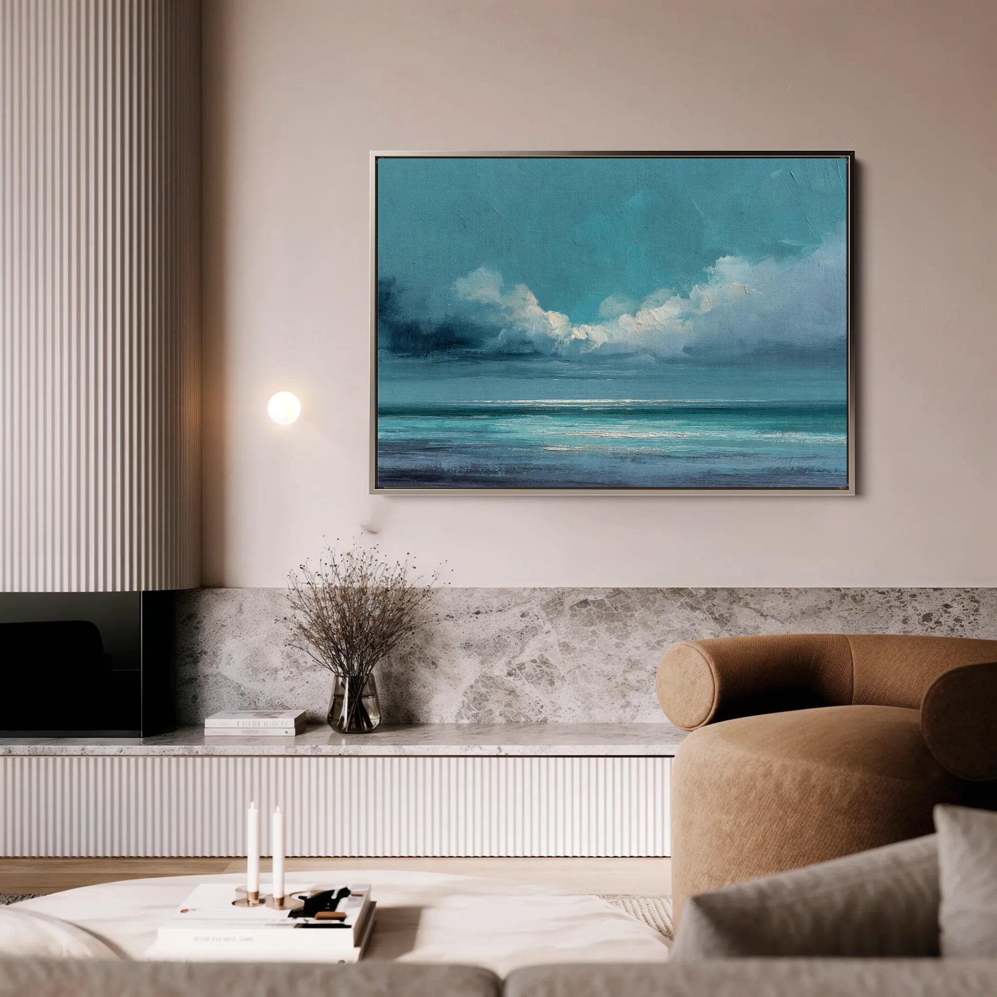 Abstract 1526 Canvas Art 18" x 24" / 45 x 60 cm / Black